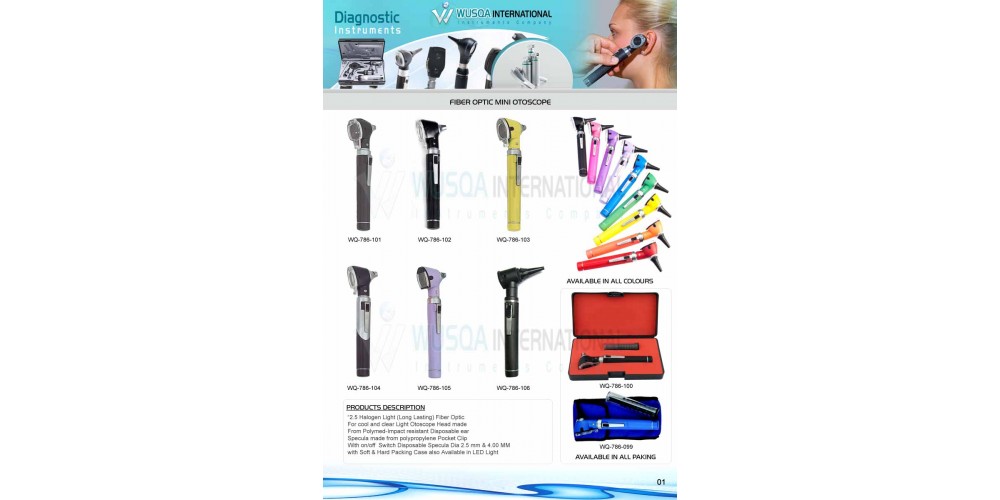 Fiber Optic Mini Otoscope